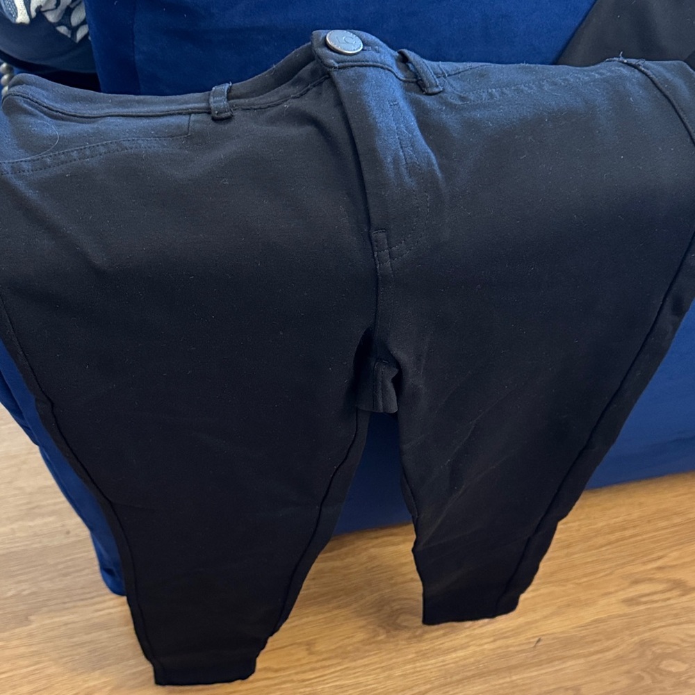 LC Lauren Conrad Charcoal Button-Front Pants
